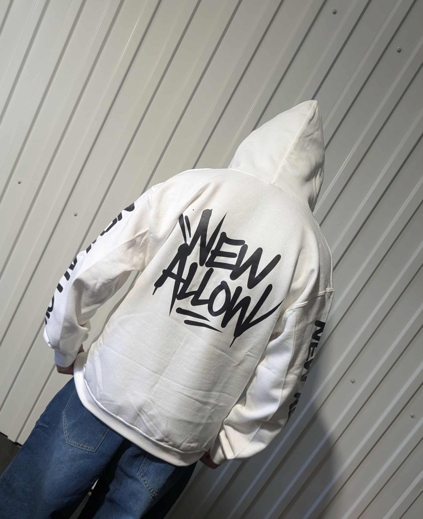 Hoodie a capuche blanc “Graff Spirit”