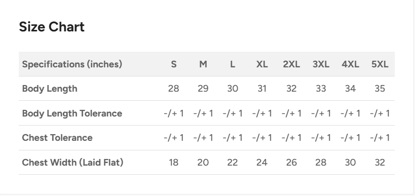 New allow t-shirt logo