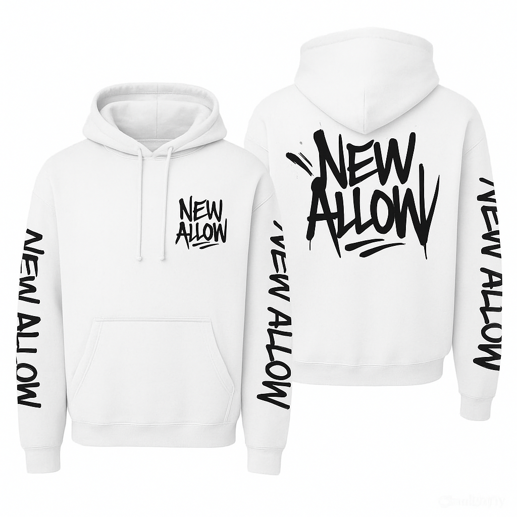 Hoodie a capuche blanc “Graff Spirit”