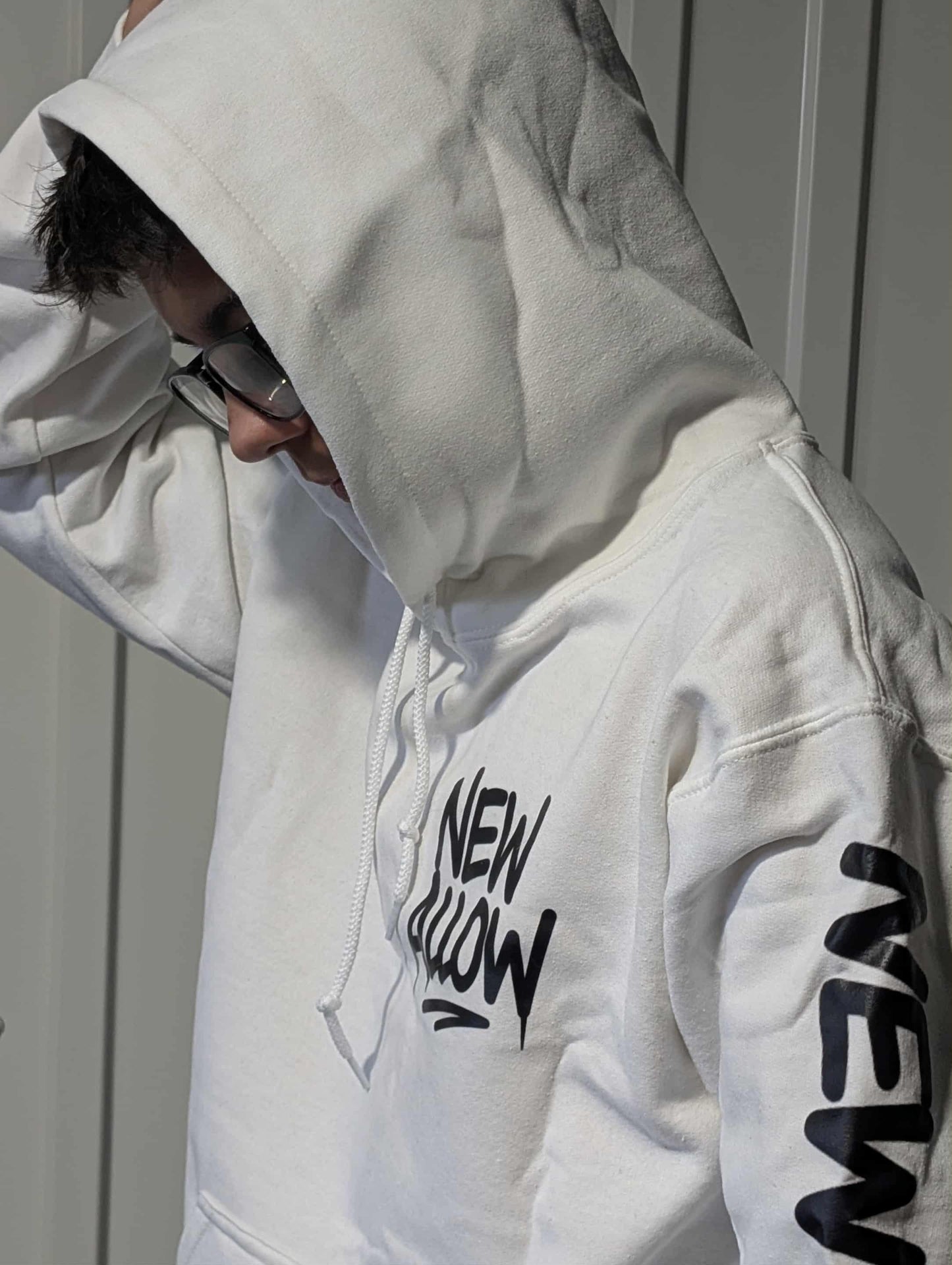 Hoodie a capuche blanc “Graff Spirit”