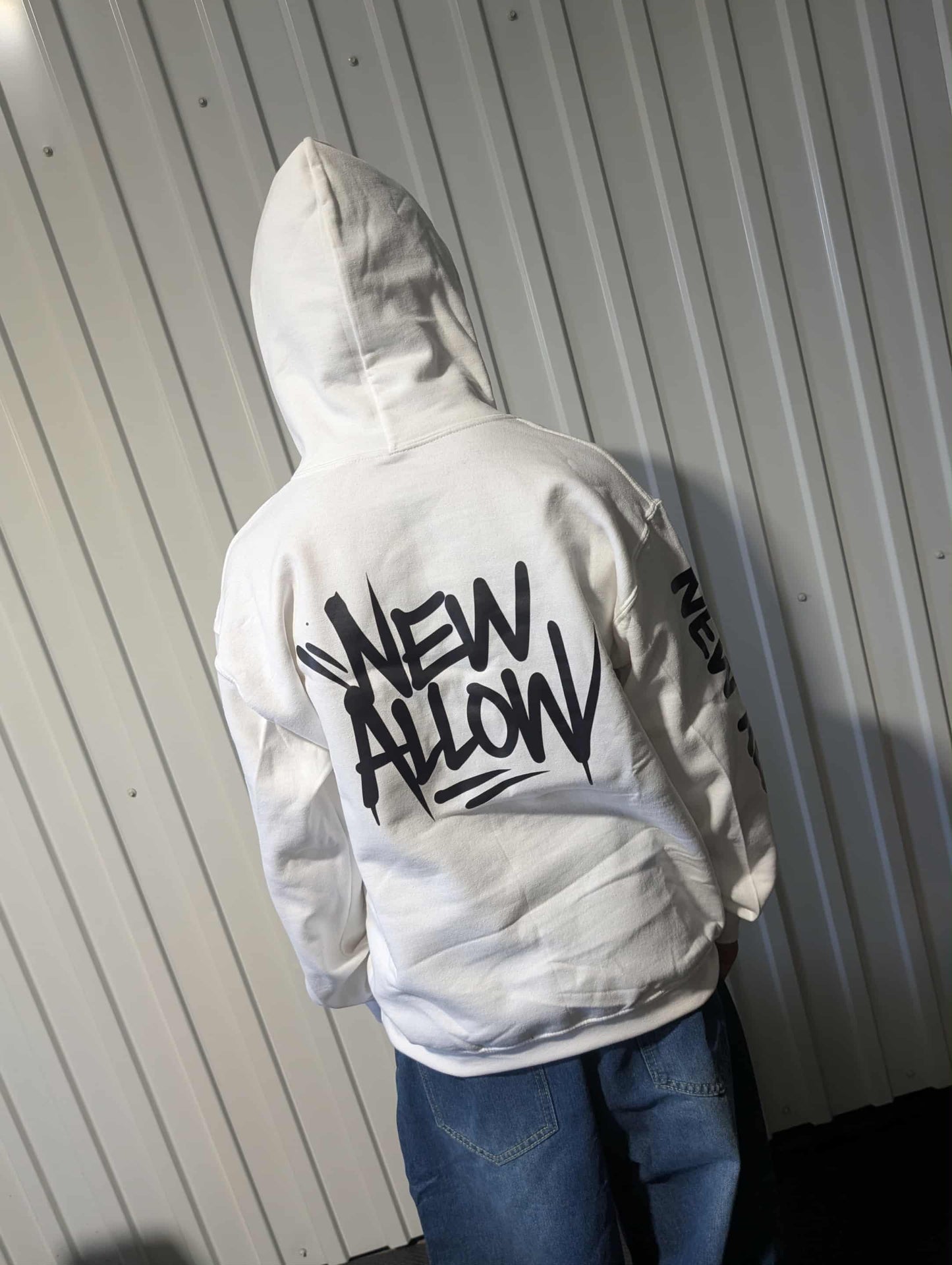 Hoodie a capuche blanc “Graff Spirit”