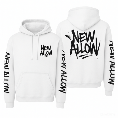 Hoodie a capuche blanc “Graff Spirit”