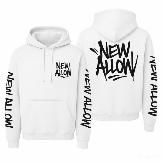 Hoodie a capuche blanc “Graff Spirit”