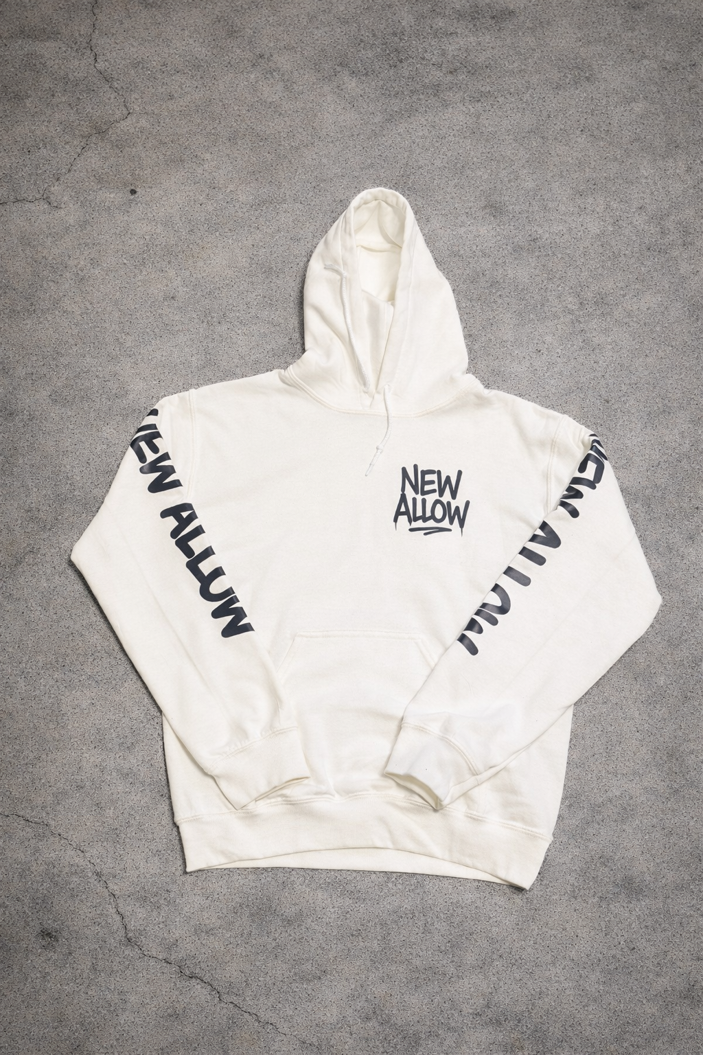 Hoodie a capuche blanc “Graff Spirit”